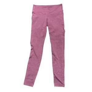 Athleta Pink Heathered ankle Leggings Size small